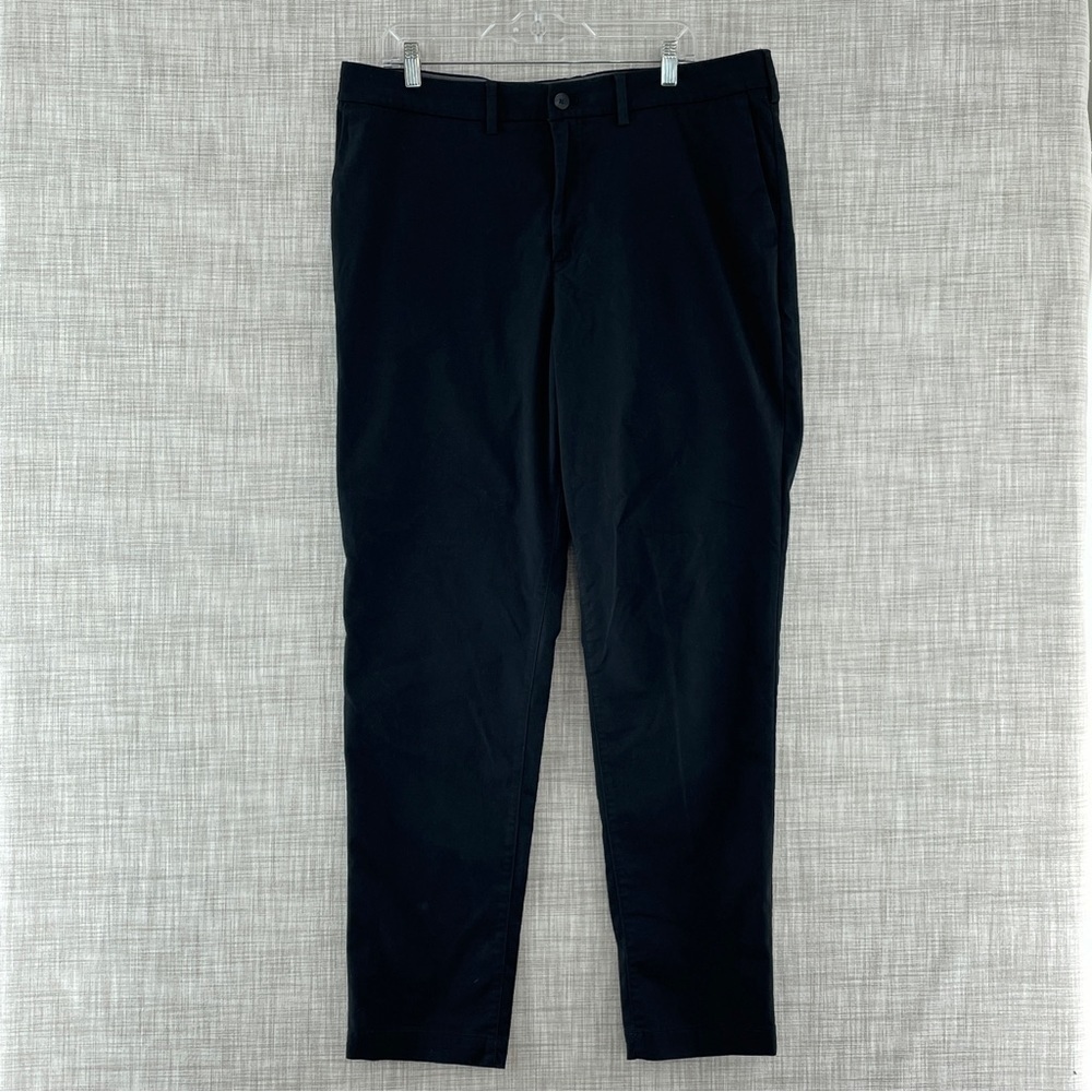 Express Size 36x34 Men's Athletic Slim Black Pants 2735